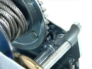 ЛЕБЕДКА ГОРИЗОНТАЛЬНАЯ ТРОСОВАЯ 1150КГ 10М GEKO