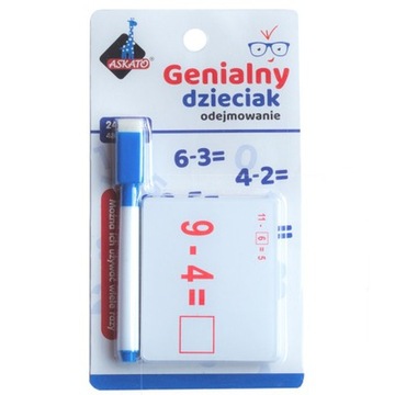 GENIALNY DZIECIAK FISZKI MATEMATYCZNE ODEJMOWANIE