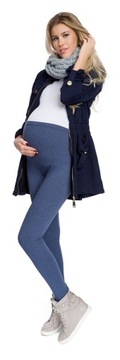 Legginsy CIĄŻOWE jesienno-zimowe bawełniane 2XL/44