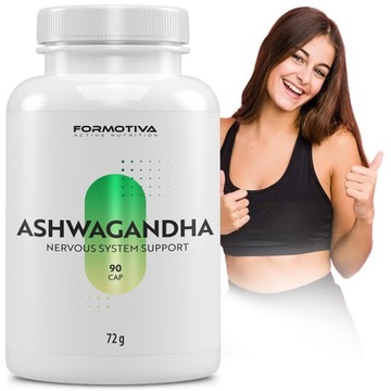 FORMOTIVA Ashwagandha 90kaps. Naturalna redukcja stresu, energia