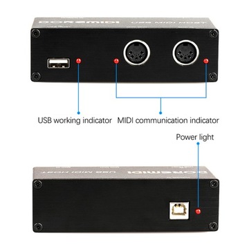 USB - MIDI Host Guitar Effector Midi Synthesizer