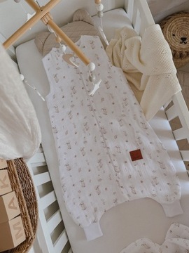 МУСЛИНОВЫЙ СПАЛЬНЫЙ МЕШОК SUMMER GOOSE НА НОЖКАХ, 1 МЯГКИЙ