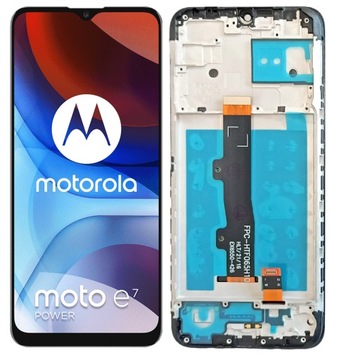 LCD WYŚWIETLACZ EKRAN DO MOTOROLA E7 POWER RAMKA