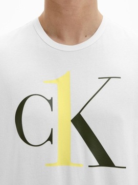 CALVIN KLEIN KOSZULKA T-SHIRT MĘSKI WHITE r. S