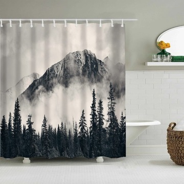 ВОДОНЕПРОНИЦАЕМАЯ ЗАНАВЕСКА ДЛЯ ДУША ВАННОЙ 180x200 3D РАЗЛИЧНЫЕ УЗОРЫ