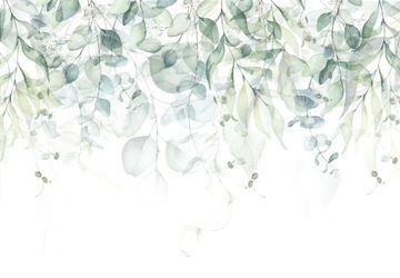 Fototapeta LIŚCIE NATURA AKWARELA 490x260 01 F