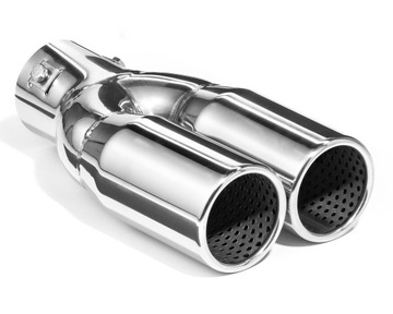 НАКОНЕЧНИК ГЛУШИТЕЛЯ, НЕРЖАВЕЮЩАЯ СТАЛЬ 2x63 BM SPORT