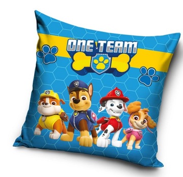 poszewka na jasiek na poduszkę 40x40 bajkowa Psi Patrol velvet pluszowa