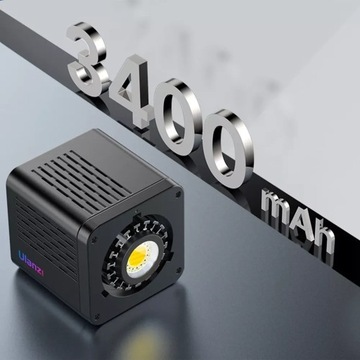 RGB-лампа Ulanzi LT024 со светодиодной аккумуляторной батареей 3400 мАч с эффектами ЖК-дисплея для фотографии