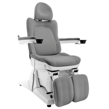 Электрическое косметическое кресло Azzurro 870S педи 3 двигателя серый