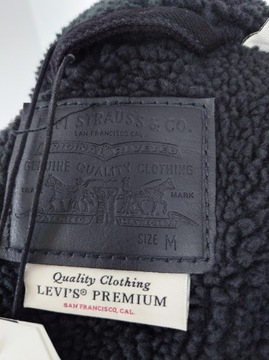 Levi's Damska kurtka Ex-bf Sherpa Trucker rozmiar M czarna