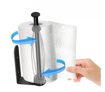 КУХНЯ ВАННАЯ РУЧКА ДЛЯ БУМАЖНОГО ПОЛОТЕНЦА ЧЕРНЫЙ LOFT