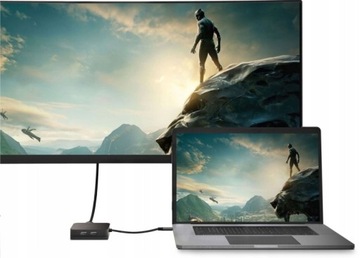 СТАНЦИЯ-концентратор GREEN CELL USB-C 3xUSB HDMI RJ-45 6 в 1