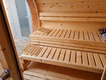 Садовая сауна, панорама, SO-OP, Finnish, Ruska Bania