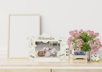 ВАЖНАЯ ФОТОРАМКА ПОДАРОЧНАЯ ГРАВИРОВКА НА КРЕЩЕНИЕ -