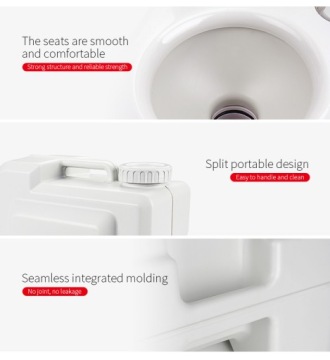 ПОРТАТИВНЫЙ ХИМИЧЕСКИЙ ТУАЛЕТ ТУРИСТИЧЕСКОЙ ЛОДКИ 20L WC SEAFLO