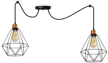ŻYRANDOL LAMPA SUFITOWA PAJĄK DIAMOND DRUCIAK LED