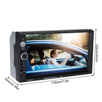 7-дюймовый сенсорный экран Double Din Car BT