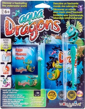 AQUA DRAGONS ZESTAW UZUPEŁNIAJĄCY 4004 ŻYWE SMOKI ZABAWKA EDUKACYJNA