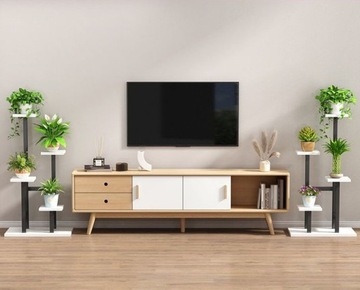 ПОДСТАВКА ДЛЯ ЦВЕТОВ, ЦВЕТОЧНЫЕ ВАЗЫ, 4-Х ЯРУСНАЯ ЧЕРНАЯ