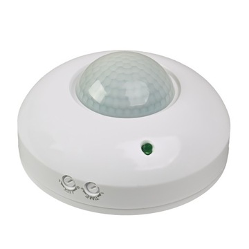 Czujnik ruchu PIR, 360° 1200W okrągły natynkowy