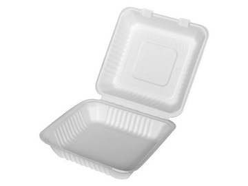 Opakowania na wynos niedzielone jednorazowe EKO 1500ml 23x 23 x 8 cm 50szt