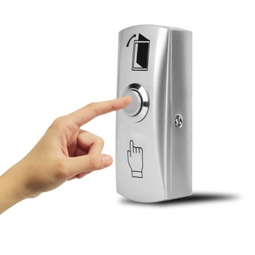 Natynkowy przycisk wyjścia przycisk EXIT domofonowy STALOWY DRZWI BRAMA