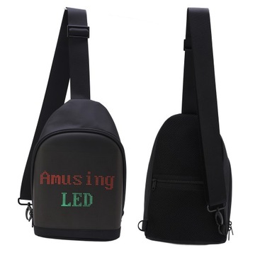 Сумка через плечо со светодиодным дисплеем Многофункциональная