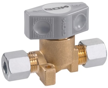 Zawór zamykający pojedyńczy RVS 8x8 stal GOK gaz