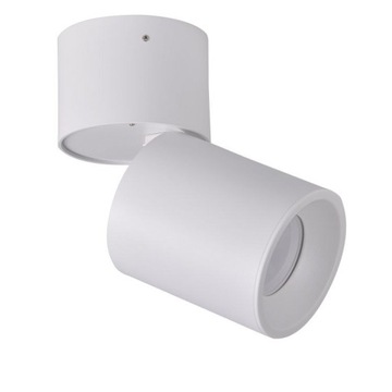 LED SPOT на трубке GU10, ПОДВИЖНЫЙ ОТРАЖАТЕЛЬ, накладной монтаж