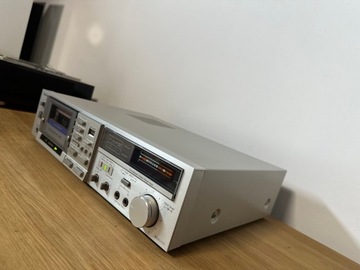 TECHNICS RS-M258R MAGNETOFON DECK SREBRNY UNIKAT PIĘKNY STAN OKAZ SPRAWNY !