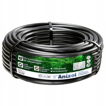 Rura PE PN4 25m, 25mm - 21,4mm, elastyczna do nawadniania z sieci Anixol