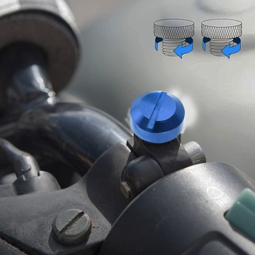 БОЛТЫ КАМЕРЫ ЗАДНЕГО ЗЕРКАЛА МОТОЦИКЛА, ЗАМЕННЫЕ ОТВЕРСТИЯ, БОЛТЫ КРЫШЕК