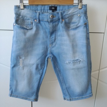 Spodenki męskie jeansowe W30 / S River Island