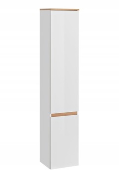 Biały Słupek Łazienkowy Wysoki Półki 176 cm