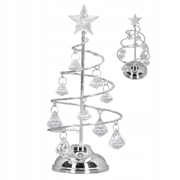 DRZEWKO ŚWIĄTECZNE ŚWIECĄCE CHOINKA LAMPKI 19CM