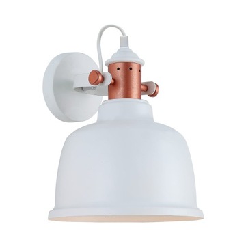Kinkiet lampa Italux Treppo LED industrialny biały