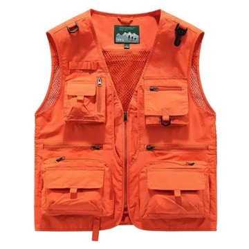 Summer Men Unloading Tactical Vest Coat Casual Men