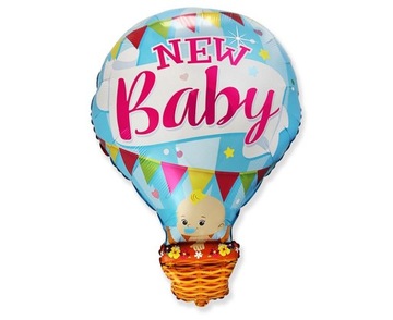 Balon foliowy Bobas w balonie Narodziny Chłopiec