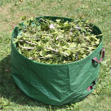 КОРЗИНА-КОНТЕЙНЕР САДОВАЯ СУМКА ДЛЯ ТРАВЫ И ЛИСТЬЕВ, БОЛЬШАЯ