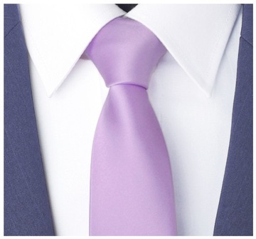 MODNY PASTELOWY Krawat Męski Slim Fit Wąski 6cm Śledź do Garnituru wp30