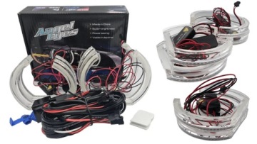 Křišťálově Bílé Led Kroužky Bmw F30 F31 E90 E91 E92 E93 E82 E60 M5 M4 M3 Ultra