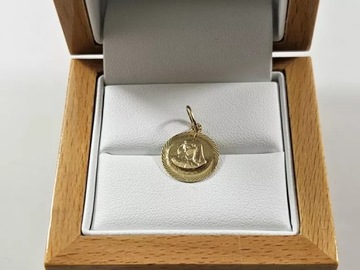 RELIGIJNA ZŁOTA ZAWIESZKA MATKA BOSKA 585 1,18G