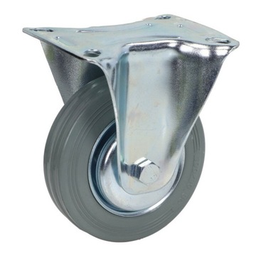 KOŁO KÓŁKO KOŁA stałe gumowe szare fi 100mm 70kg