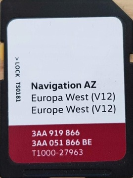 MAPA KARTA RNS 315 V12 2020 NAJNOWSZA