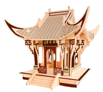 PUZZLE DREWNIANE 3D ZUIWENG PAWILON