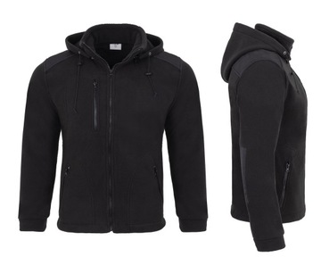 Bluza Polarowa z Kapturem Do Pracy Polar Roboczy Ciepły 360g HOODED