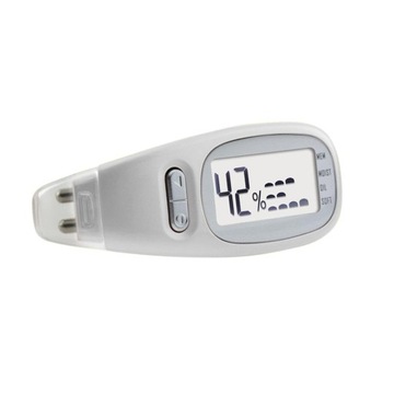 Cyfrowy tester wilgotności skóry, biały