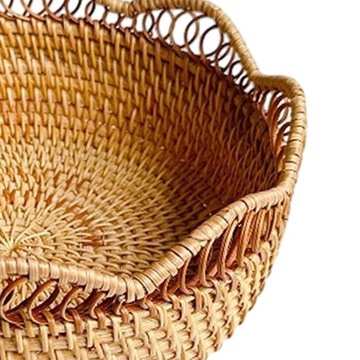 Wiklinowa miska do przechowywania Organizer na żywność Półmisek Ręka M