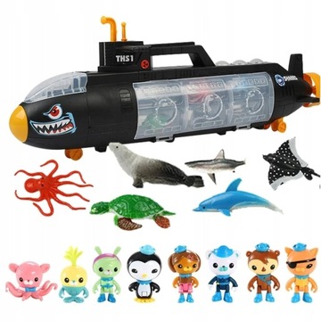 ZESTAW FIGURKI OKTONAUCI OCTONAUTS ŁÓDŹ PODWODNA